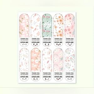 100 Thank you stickers
